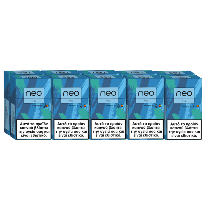 New Glo Hyper Neo Demi Slims Artic Heated Tobacco Sticks