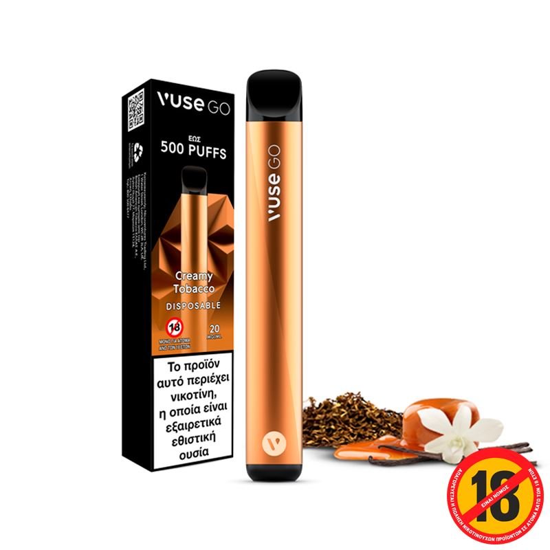 Disposable Vape Vuse Go - Creamy Tobacco - usaheatproduct.store
